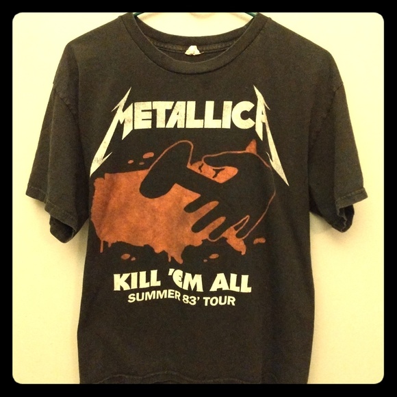 Alstyle Tops - Metallica Vintage Tour Band Shirt 1983